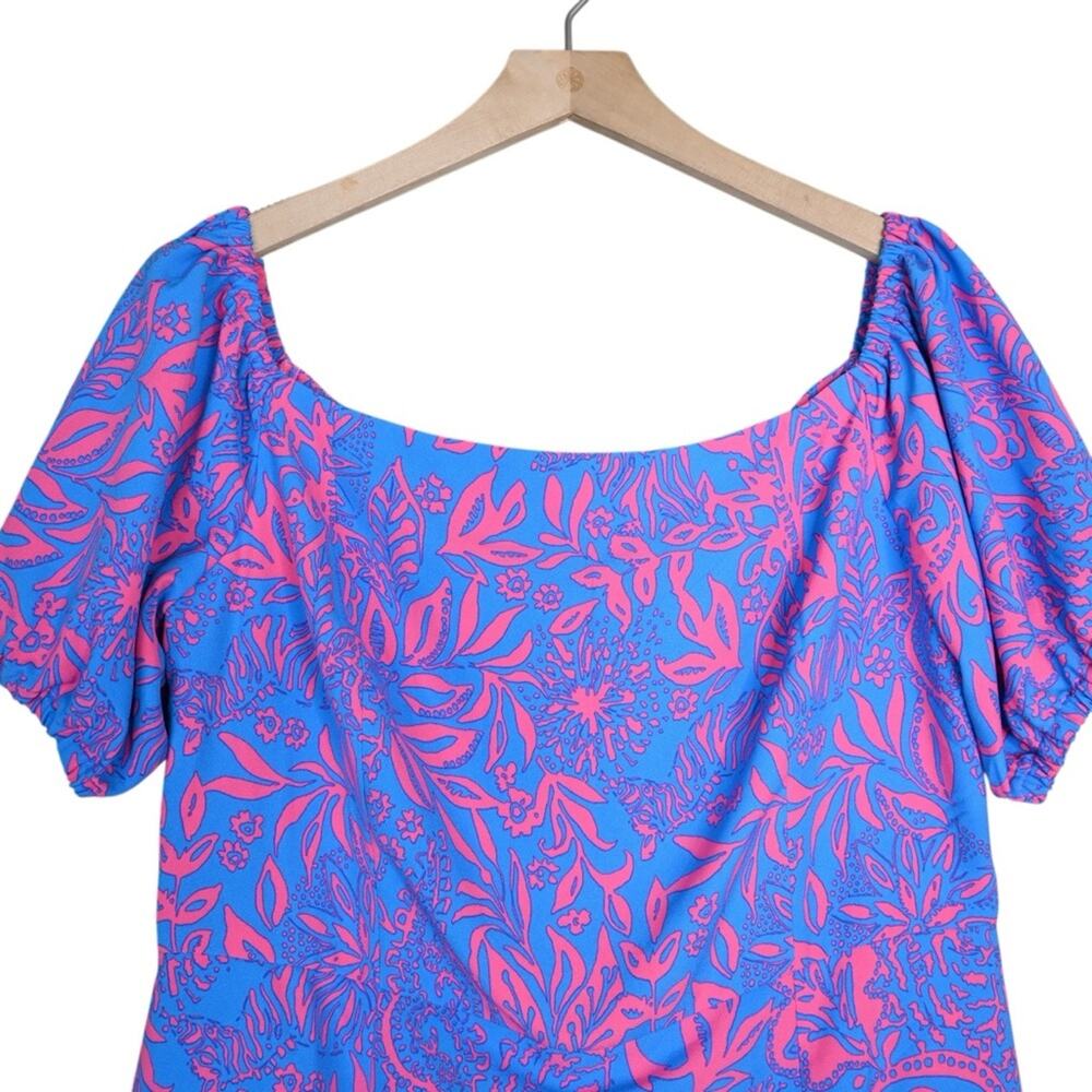 Lilly Pulitzer Womens 16 Jada Off the Shoulder Romper NEW - Picture 4 of 11